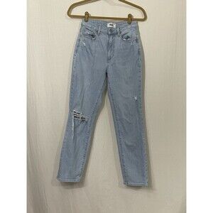 Paige NORELLA high rise Light Was Denim Jeans Size 24